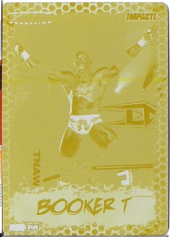 2008 TNA iMPACT! Booker T Yellow Printing Plate..