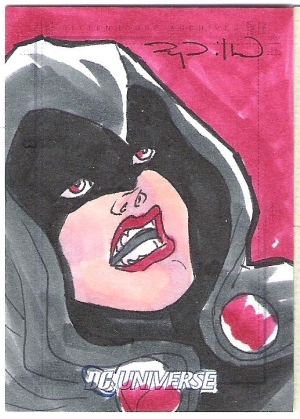 My only licensed Raven sketch card, by Ray Dillon..