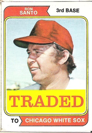 1974 Topps Traded Ron Santo..