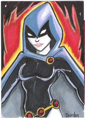 Raven Sketch Card by Jason Durden