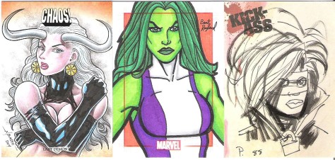 Lady Demon, my beloved She-Hulk, and Hit-Girl..